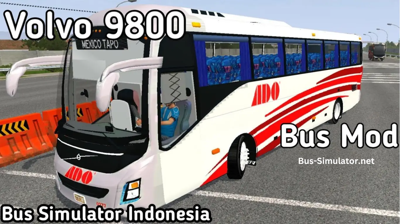 Volvo 9800 Bus Mod for BUSSID (Latest)