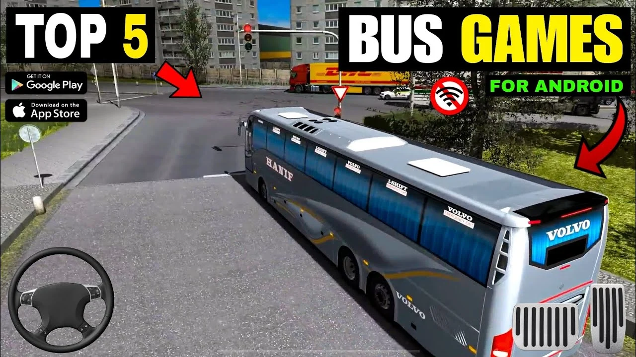 TOP 5 BUS SIMULATOR GAMES For Mobile